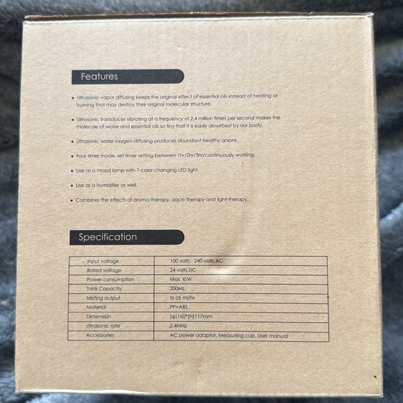 Aiho Ultrasonic Aroma Diffuser - Picture 2 of 5